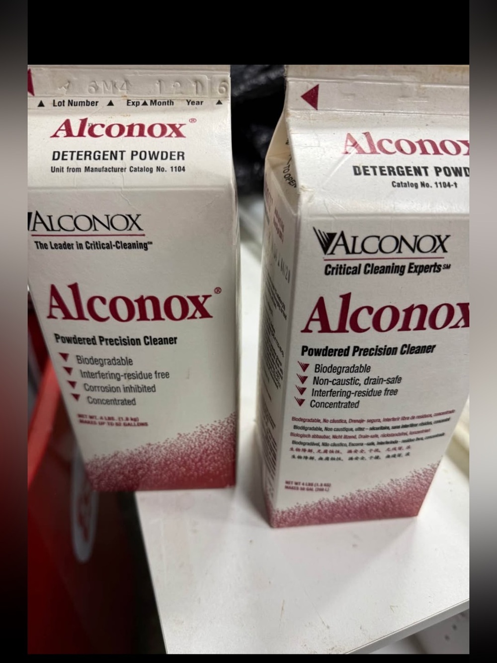 Alconox Cleaner if you know, you know.